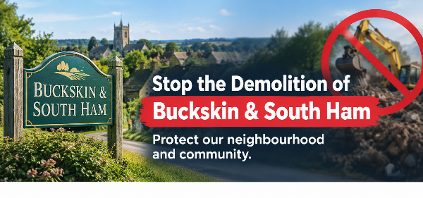 Save Buckskin and South Ham campaign petition